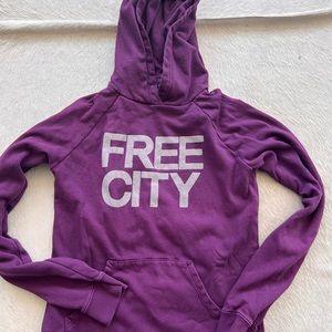 FREE CITY hooded sweatshirt for sale size S